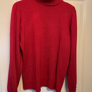 A Love Story Sparkle Red Sweater M